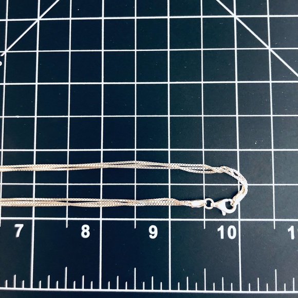 Vintage Silver Stone Cross Necklace - Picture 7 of 12